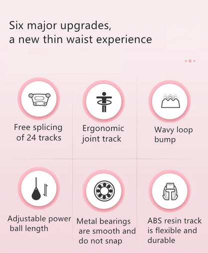 Adjustable Smart Hula Hoop – Weighted Fitness Ring