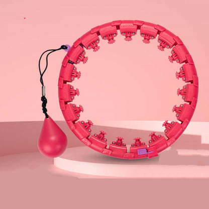 Adjustable Smart Hula Hoop – Weighted Fitness Ring
